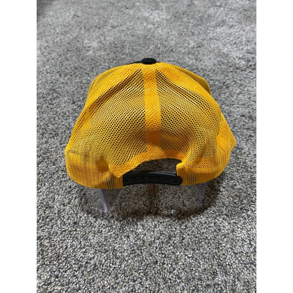 Port Authority Trucker Hat Mens OSFA Black Yellow Good Kiewit Hawaii Snapback